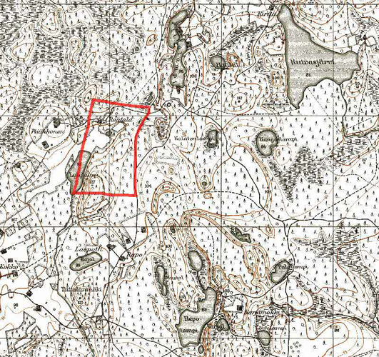 Oinaanvaara (kartta)